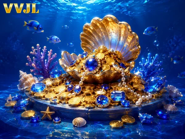Sea creatures and symbols lighting up during Relax Fishing on VVJL